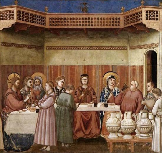 GIOTTO di Bondone Marriage at Cana